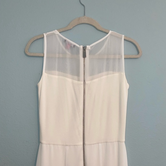 Vince Camuto Floor-Length See-Through White Dress - Picture 2 of 4